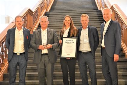 07.09.2020: Intech International vinder prisen som Danish Exporter of the Year 2020