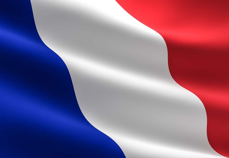 Fransk Flag Frankrig