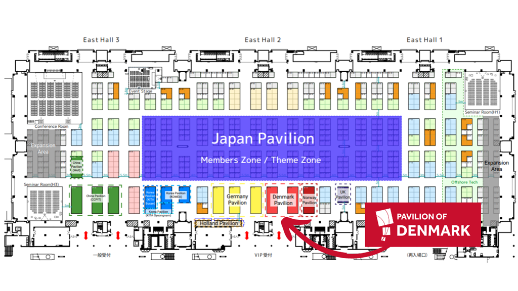 Sea Japan 2024 floorplan PoD