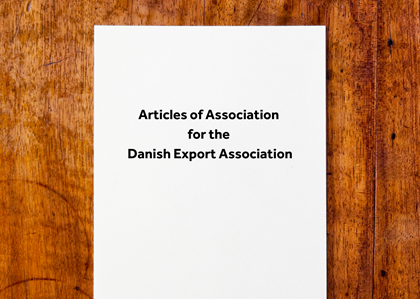 Articles of Association for the Danish Export Association