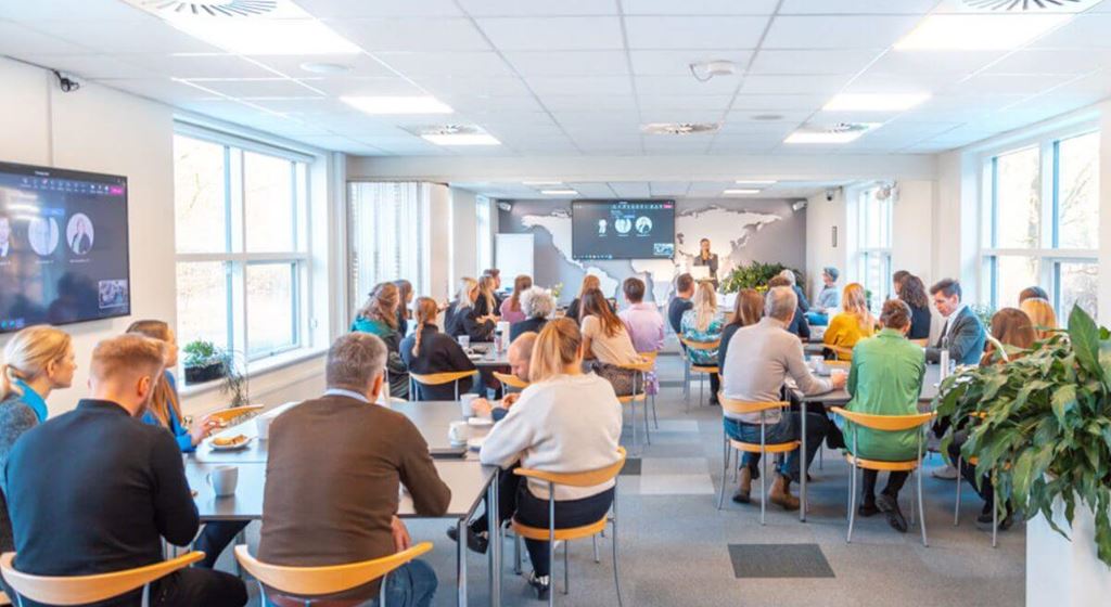Mødelokale i Eksportens Hus i Silkeborg